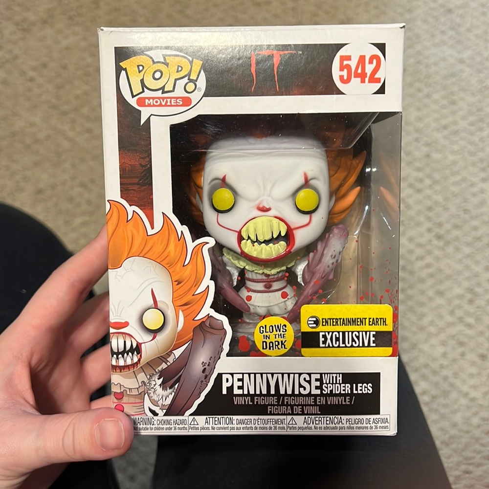 Pennywise with spider legs funko pop #542